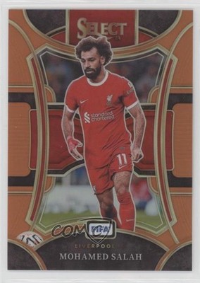 2023-24 Panini Select FIFA Mezzanine Orange Prizm 36/49 Mohamed Salah #108 2oz