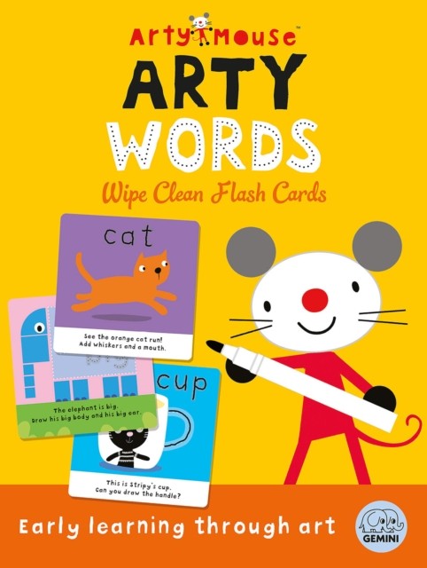 Arty Mouse Arty Words Wipe Clean Flash Cards by Robyn Gale (Cards)