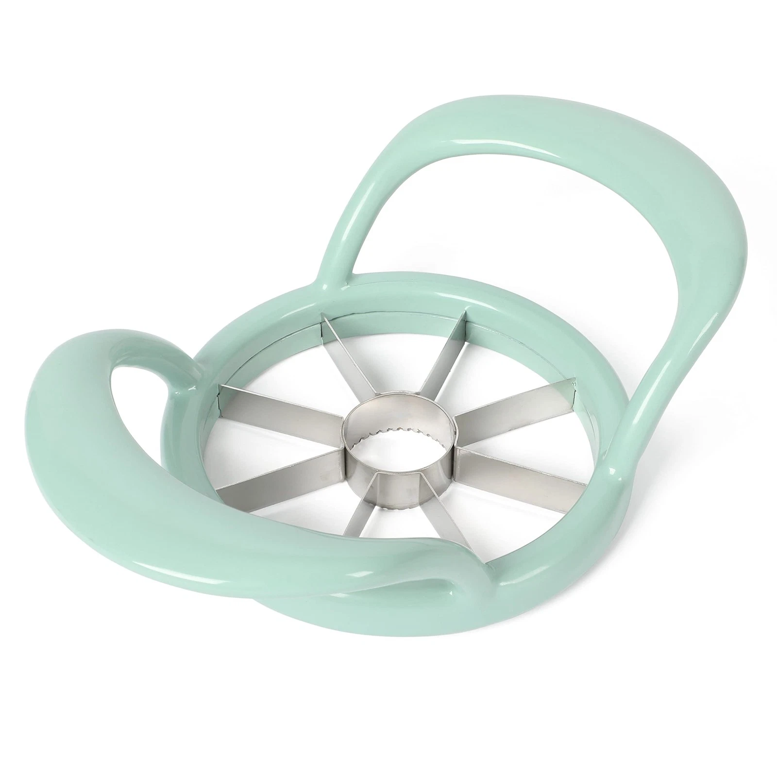 Corer and Slicer - Cast Zinc Alloy, Sharp Edges, Protective Cover - Even Slices