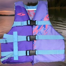 Fluid Aquatics U.S. Coast Guard Approved Type III Youth Life Jacket 50-90 Pounds