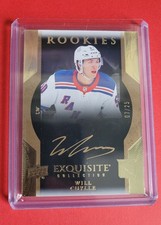 2023-24 UD Ice Exquisite Collection Rookie Auto Gold Will Cuylle /25 #R45 