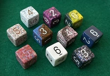 Chessex dice lot - D6 Six-sided Dice