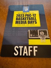 2023 Pac 12 Tournament Media Basketball Ticket Bill Walton Estate