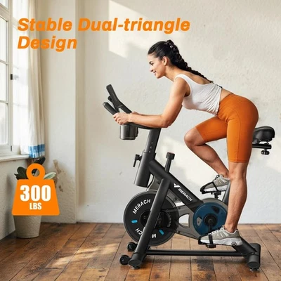MERACH S26 Pro Exercise Magnetic Stationary Bike Low Noise Indoor Cycling Bike - image 1 of 4