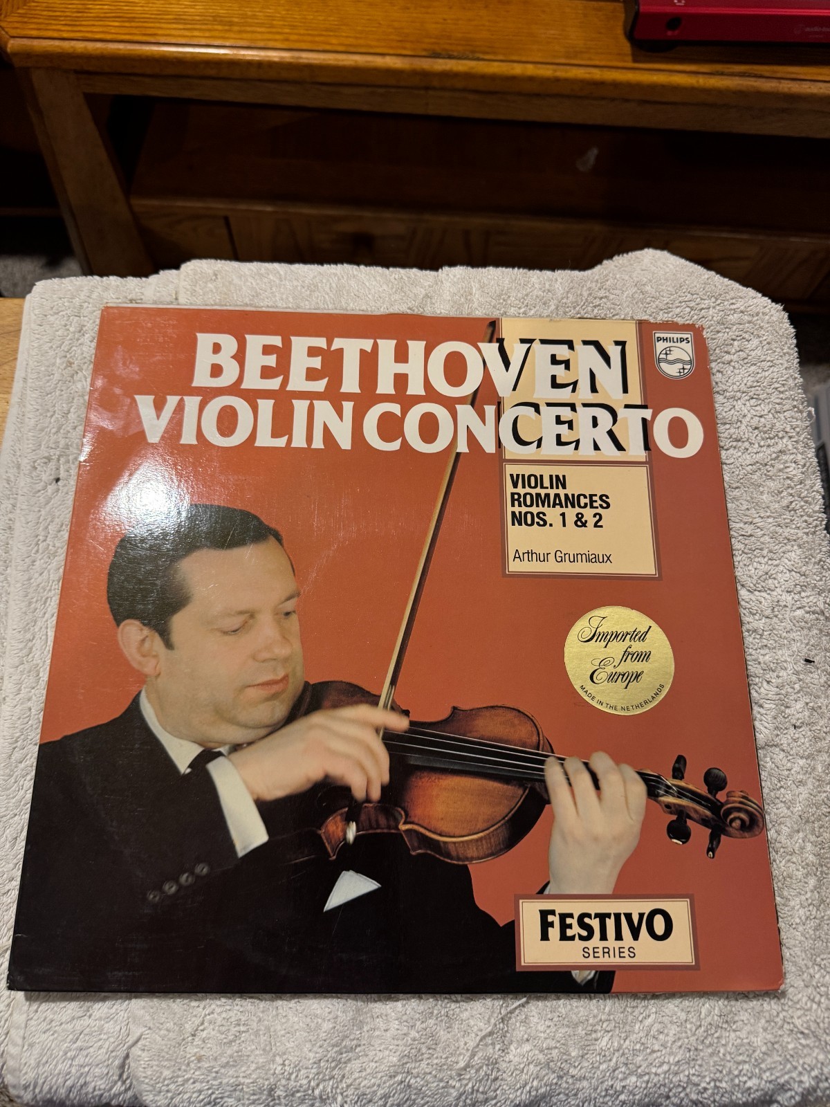 Beethoven Violin Concerto - Violin Romances Nos 1 & 2 Arthur Grumiaux LP