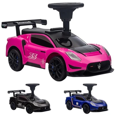 AIYAPLAY Rutschauto, Bobby Car mit Stauraum, Hupe und Musik Blau 65 x 29 x 37 cm