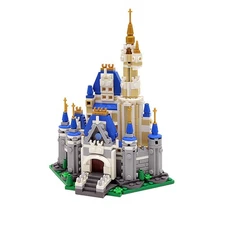 Compatible A Miniature Sized Castle Landmark Symbol of Theme Park 425