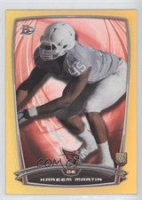 2014 Bowman Rookies Gold Foil 39/399 Kareem Martin #49 2d7