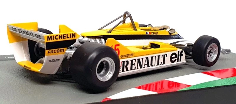 Altaya Escala 1/43 91024D - F1 Renault RE30 1981 #15 A. Prost - Amarillo/Blanco Foto 2 de 4