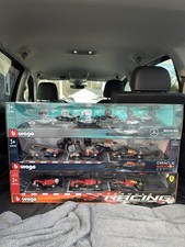 Bburago Formula 1 F1 1/43 6-Car Set Ferrari, RedBull, and Mercedes AMG