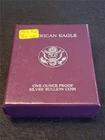 1989-S PROOF American Silver Eagle Dollar.   ASE.   OGP & COA        #MF-1752