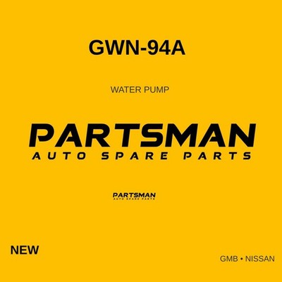 GMB 1999-2002 Nissan Quest Water Pump GWN-94A