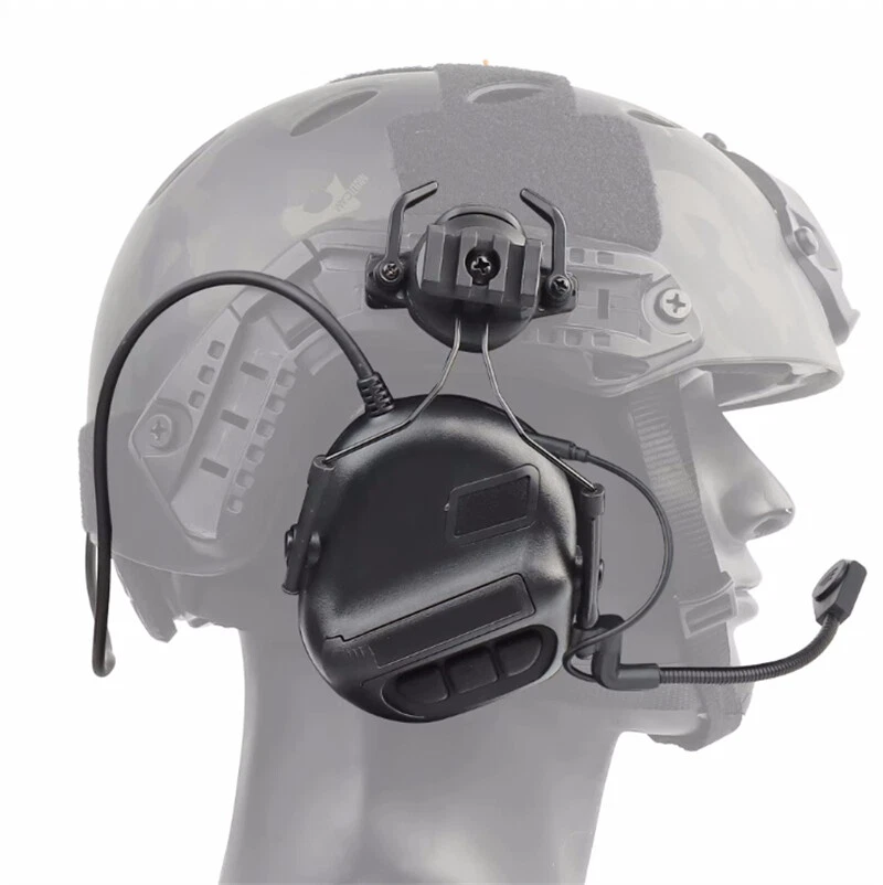 1PC Tactical Communication Headset Wearable Helmet Guide Adapted To Fast Motion - Image 3 of 4