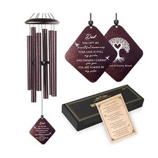 Sympathy Gifts for Loss of Dad, 32" Memorial Wind Chimes for Loss of Father, ...