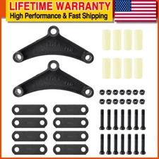 SPARKWHIZ Tandem Trailer Axle Shackle Kit Heavy Duty For Double Eye Spring USA