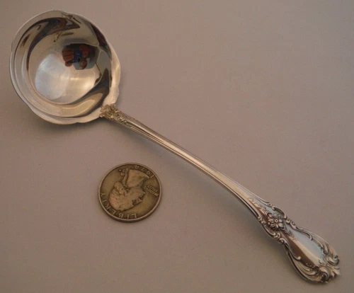 Towle Old Master Sterling Silver Sauce Serving Ladle No Monogram CRISP