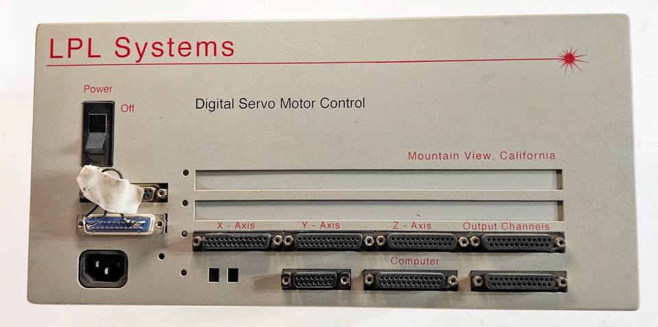 LPL Systems Tri Sigma 21 8312 13 XYZ Digital Servo Drive Motor Control w/manual Foto 3 de 4