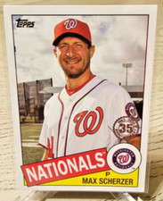 2020 Topps 1985 35th Anniversary Max Scherzer Washington Nationals #85-100
