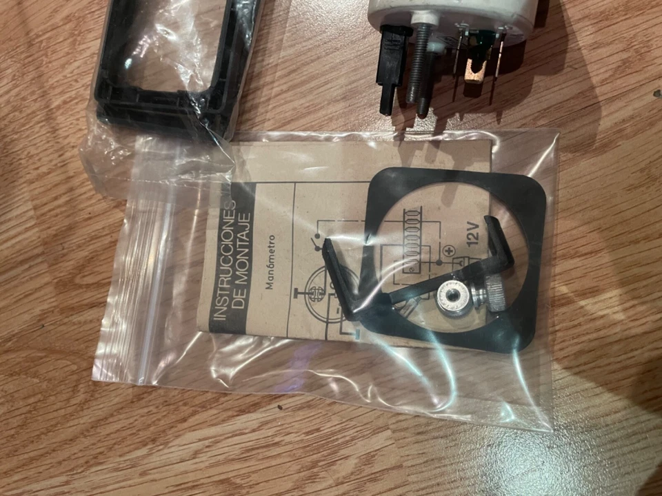 Manómetro de presión de aceite OETTINGER RARO PARA VW GOLF AUDI 80 GTI 16v ABT 90s Polo 52mm Foto 3 de 4