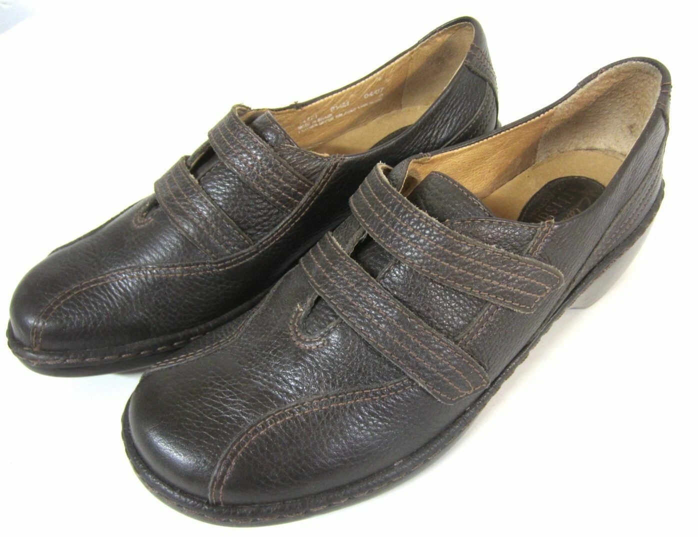 Mocassini Clarks Artisan Brasile in pelle slip on euro cinghie regolabili 6 5 M 36