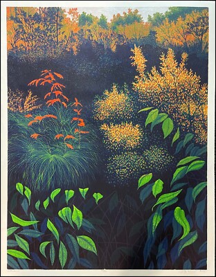 Gordon Mortensen ''Natick'' Signed Numbered Woodcut Art Print, Make An Offer!