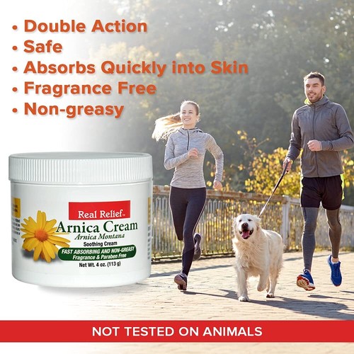 Crema all'arnica, crema antidolorifica naturale, lenitiva, non grassa e non profumata,... - Foto 4 di 6