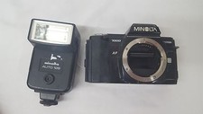 Minolta Maxxum 7000AF 35mm SLR Film Camera, no Lens with Flash
