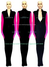 Unisex Mummy Suit Costumes Black/Pink Spandex Sleeping Bag internal Sleeves F805