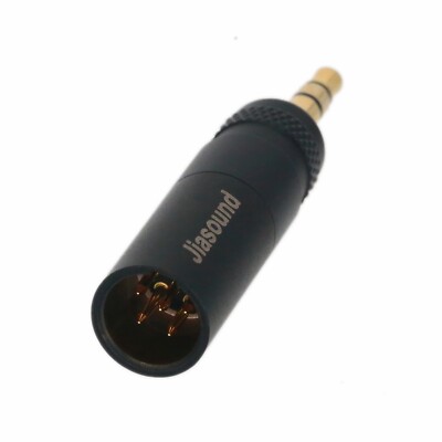 DIY Adapter Mini-XLR TA5M to mini-jack 3.5mm 1/8'' for audio wireless Microphones