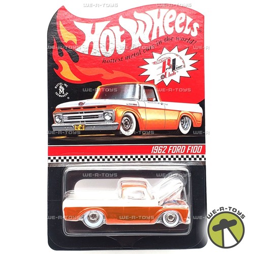 Hot Wheels RLC Exclusive 1962 Ford F100 pomarańczowy pojazd 2021 Mattel #GXJ18