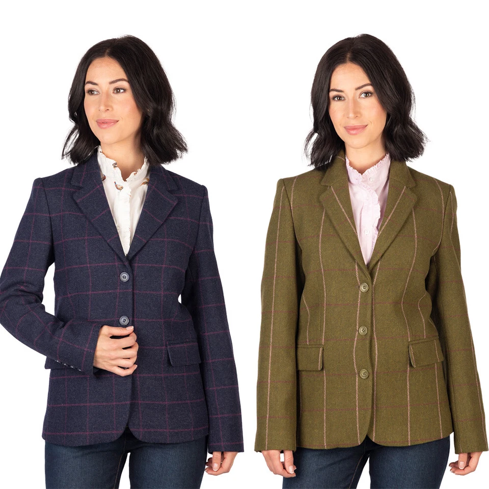 Giacca donna tweed blazer donna elegante country manica lunga giacche Rydale