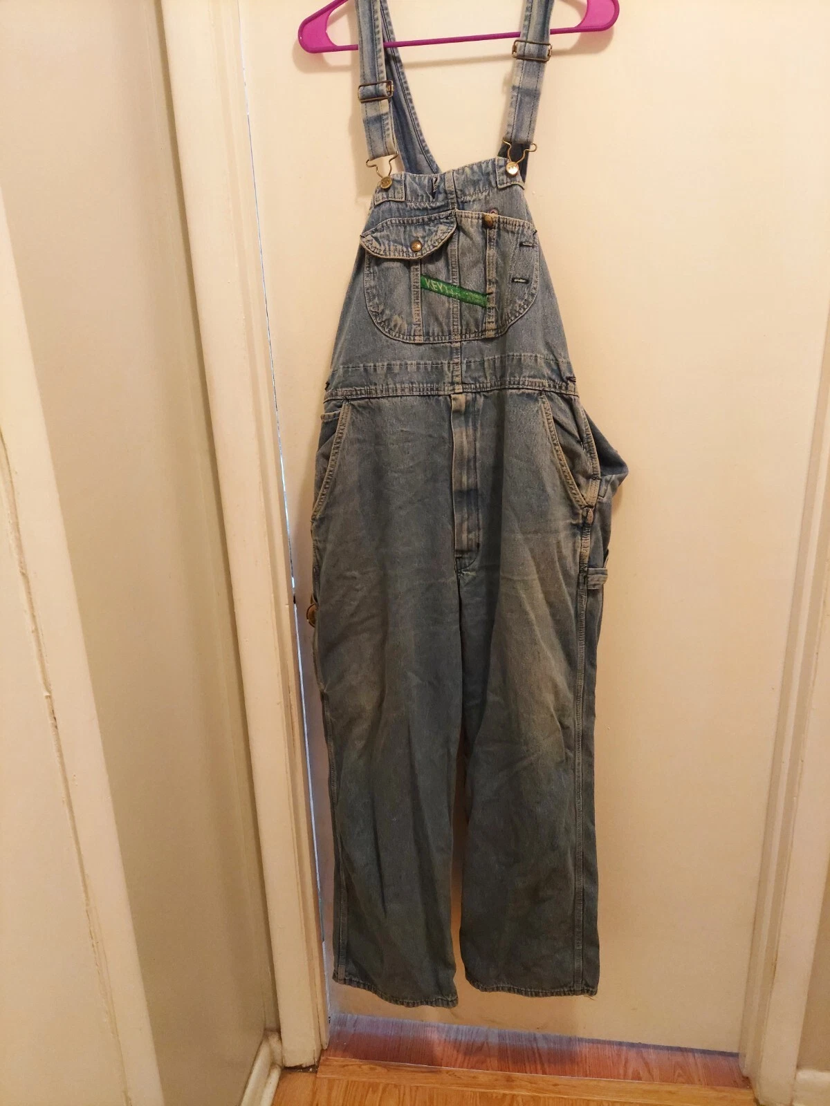 Vintage Key Imperial Bibbed Overalls. 42x30