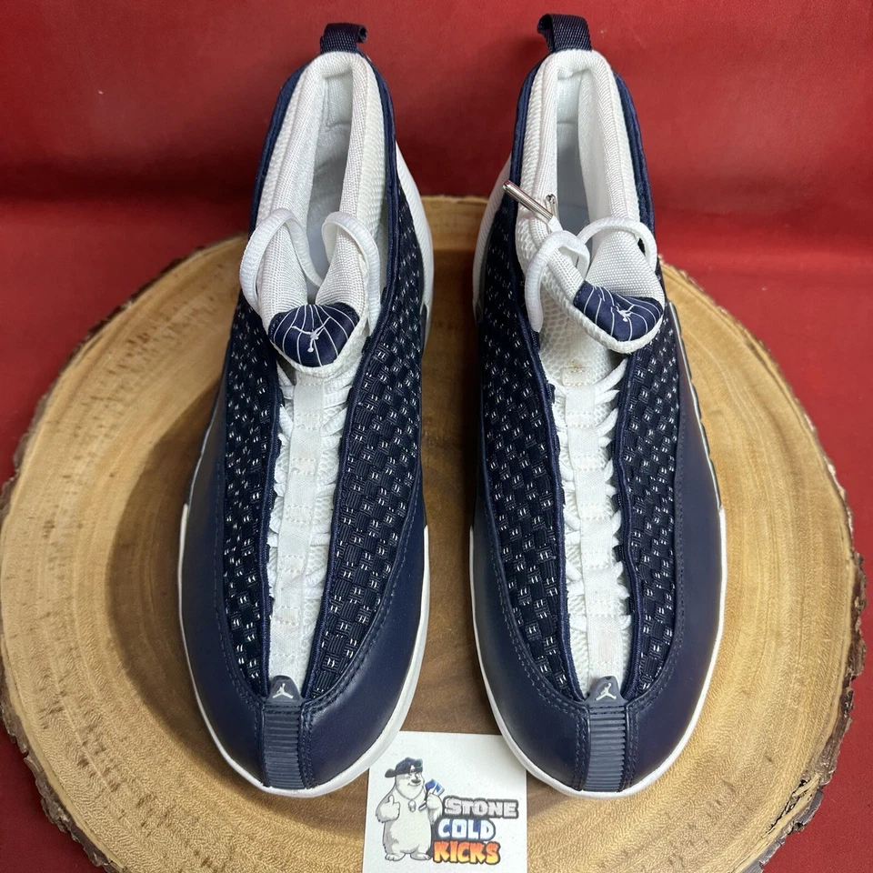 Nike Air Jordan XV OG 2000 OBSIDIANA/BLANCO-METÁLICO PLATA 136029 411 Talla 10 Foto 2 de 4