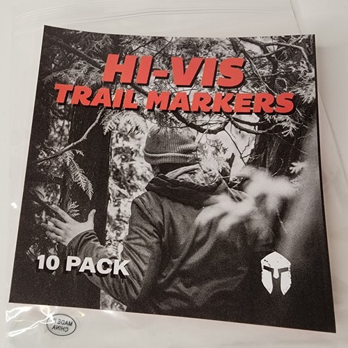 Hi-Vis Highly Reflective Trail Marker BattlBox Tree Tacks Orange Hunting 10 Pack - Picture 2 of 6