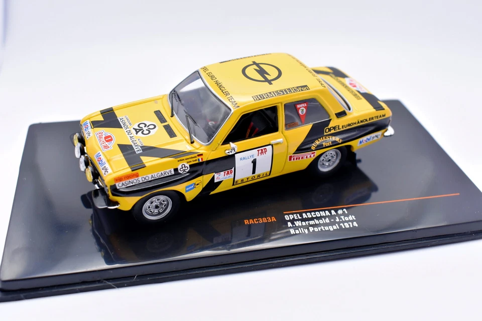 Modellino auto scala 1:43 Opel Ascona A modellismo statico Rally collezione - Immagine 3 di 4