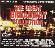 The Great Broadway Collection Deluxe 3 CD Set - Audio CD - GOOD