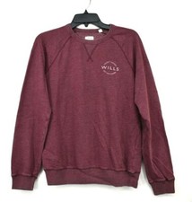 Jack Wills Women Long Raglan Rib Sleeve Crew Neck Casual Thermal Sweatshirt S