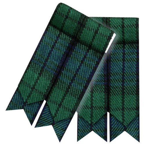 New Scottish Kilt Hose Sock Flashes Garter Pointed Various Tartans Highland Wear - Picture 4 of 49