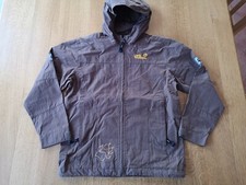 Jacke Sommerjacke JACK WOLFSKIN Gr. 140 braun mit Kapuze