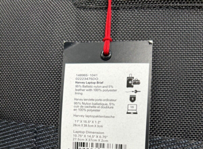 NEW Tumi Fremont HARVEY 15.5” Ballistic Slim Laptop Brief NEW Tumi Fremont HARVEY 15.5” Ballistic Slim Laptop Brief