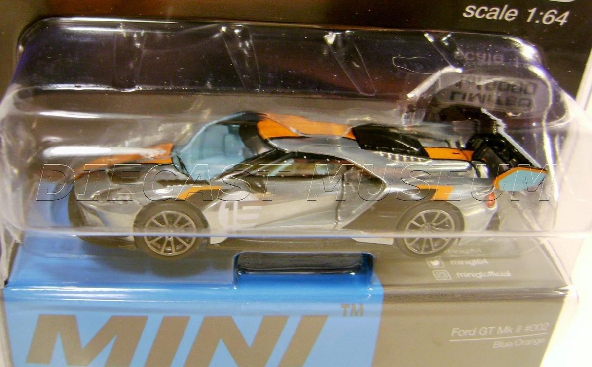 FORD GT MK II #002 BLUE ORANGE #359 RAW CHASE CAR MIJO TSM MODEL
