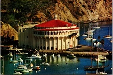 postcard Catalina Island CA Catalina Casino Building Dance Hall postcard. unpost
