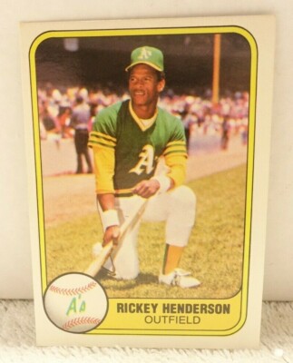 Rick Henderson Elite Edition 入手難シューティング 1990 Donruss card #304 - Rickey Henderson - HoF - *ERROR* Baseball