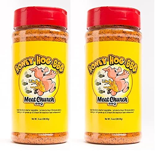 Meat Church BBQ Rub Combo Two Bottles of Honey Hog 14 oz BBQ Rub and Seasonin... - Picture 1 of 2