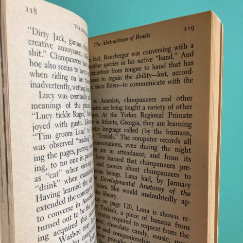 Carl Sagan Signed THE DRAGONS OF EDEN paperback book Aged Pages Cover Marks 1978 - Picture 6 of 11