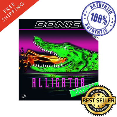 Donic Alligator Anti Table Tennis & Ping Pong Rubber, Ships in 10 Business Days