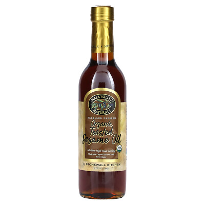 Organic Toasted Sesame Oil, 12.7 fl oz (375 ml)