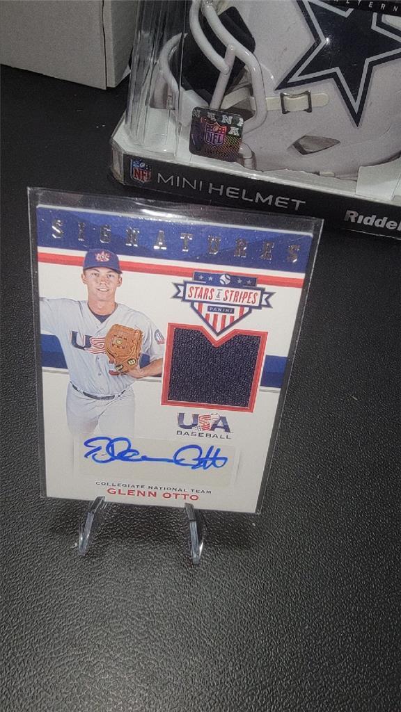 2017 Panini USA Stars & Stripes Autograph RPA Glenn Otto /299 Padres