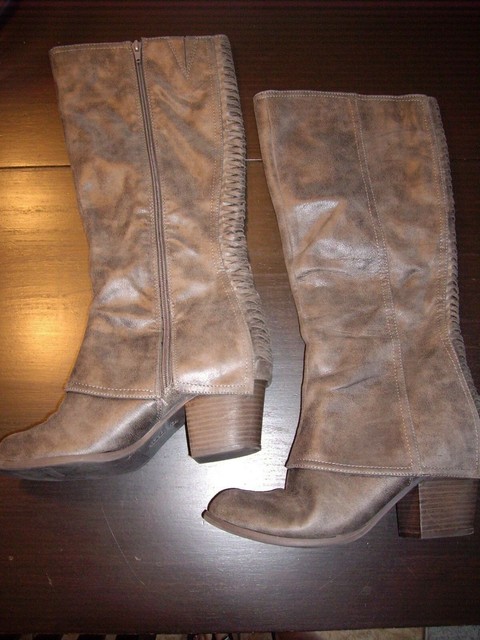 fergalicious taupe boots