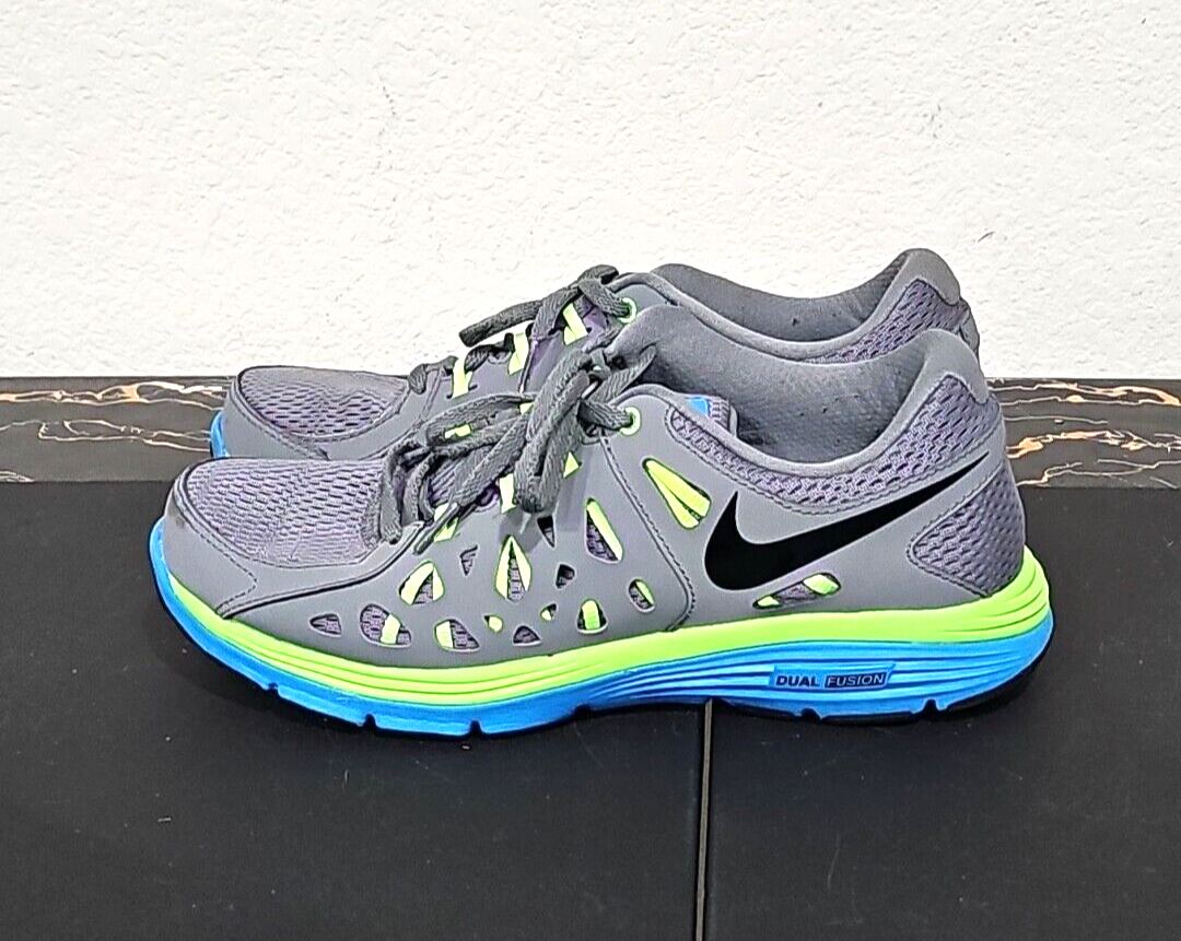 SAOLA Nike Dual Fusion Run 2 599541 008 Grigio Scarpe da Corsa Uomo Sneakers Taglia 8 5